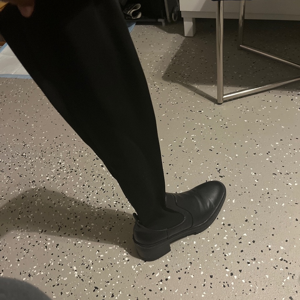 Black boots
